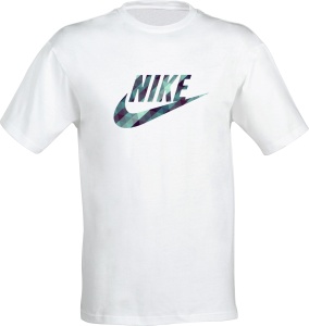 Tricou barbatesc ALB - N Geom