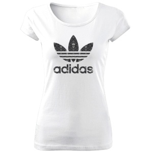 Tricou de Dama ALB A Skull Cod D228