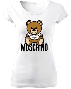 Tricou de dama ALB - MO Bear