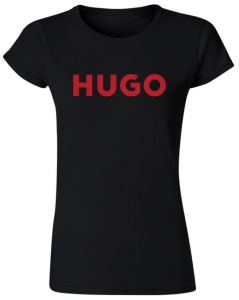 Tricou de dama NEGRU - Hgo Rosu