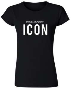 Tricou de dama NEGRU - ICON