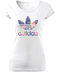 Tricou de dama ALB - A Peony