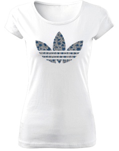 Tricou sport de dama A Blue Flowers COD D016