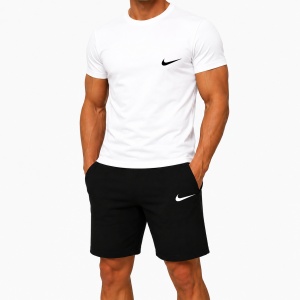Compleu Slim Fit NK ALB/Negru