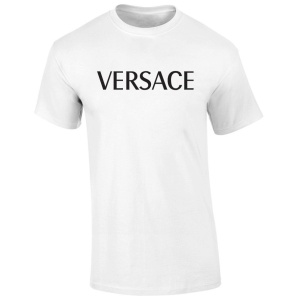 Tricou barbatesc ALB - V logo