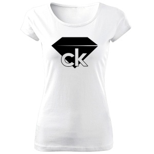 Tricou de Dama ALB - C Diamond