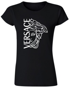 Tricou de dama NEGRU - Vers