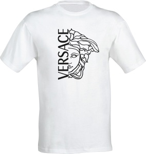 Tricou barbatesc ALB - Half V