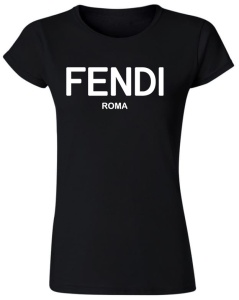 Tricou de dama NEGRU - F Rome