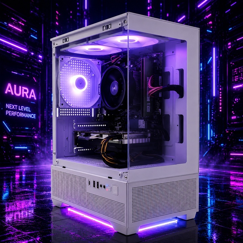 Calculator Gaming Aura V16, AMD Ryzen 5 3500 3.6GHz, GIGABYTE