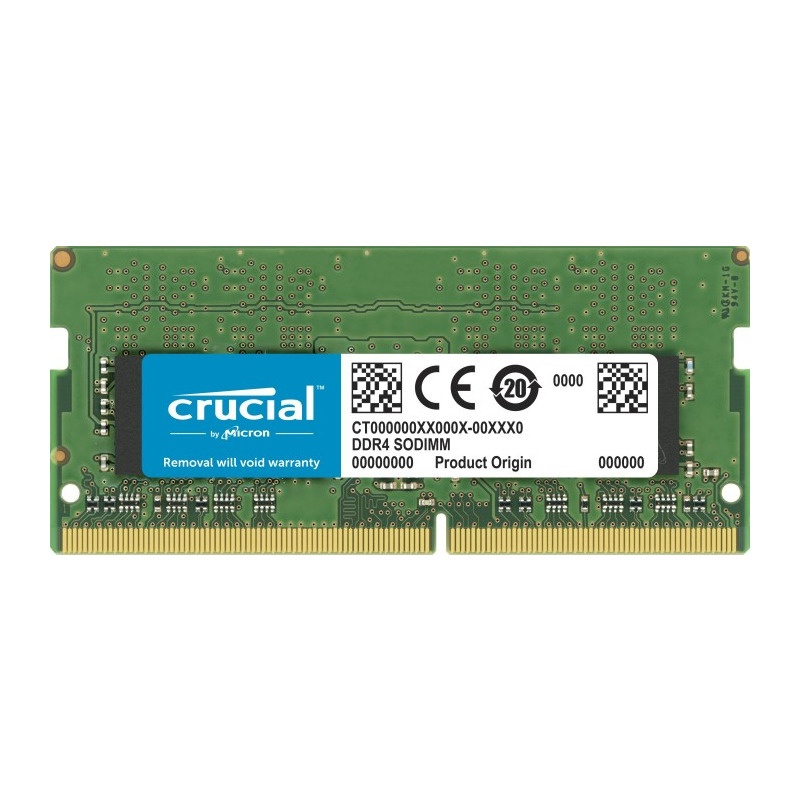 DDR4-2666 8GB×2 crucial Memorie Laptop Crucial 8GB, DDR4, 2666MHz, CL19, 1.2v