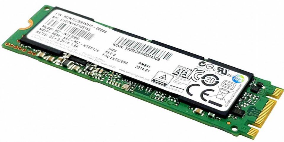 SSD 256GB SAMSUNG MZ-NTY2560 M.2 2280 SATA III