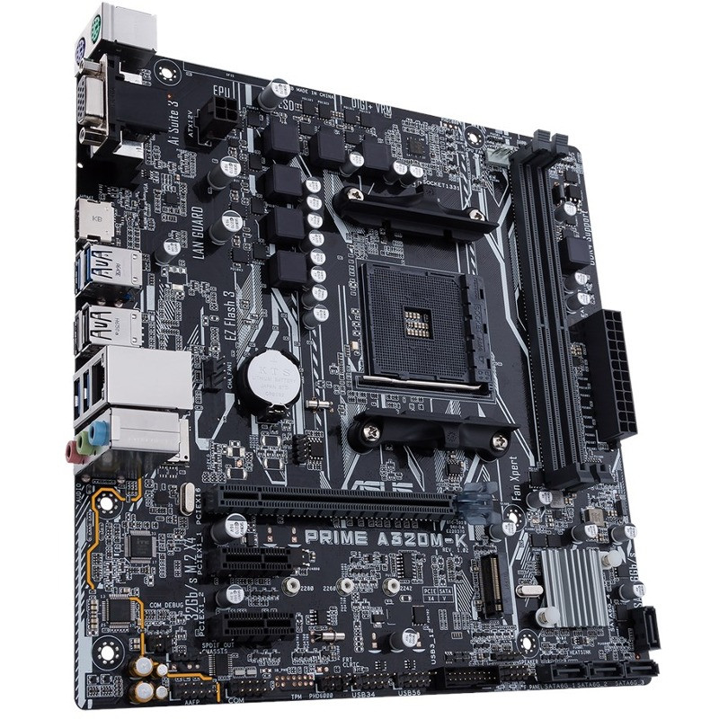 Kit Placa de baza ASUS PRIME A320M-K, AMD Ryzen 3 3200G 3.6GHz