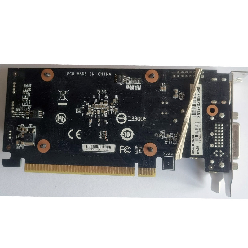 Placa video GIGABYTE GeForce GT 710 1GB DDR3 64-bit, Low Profile