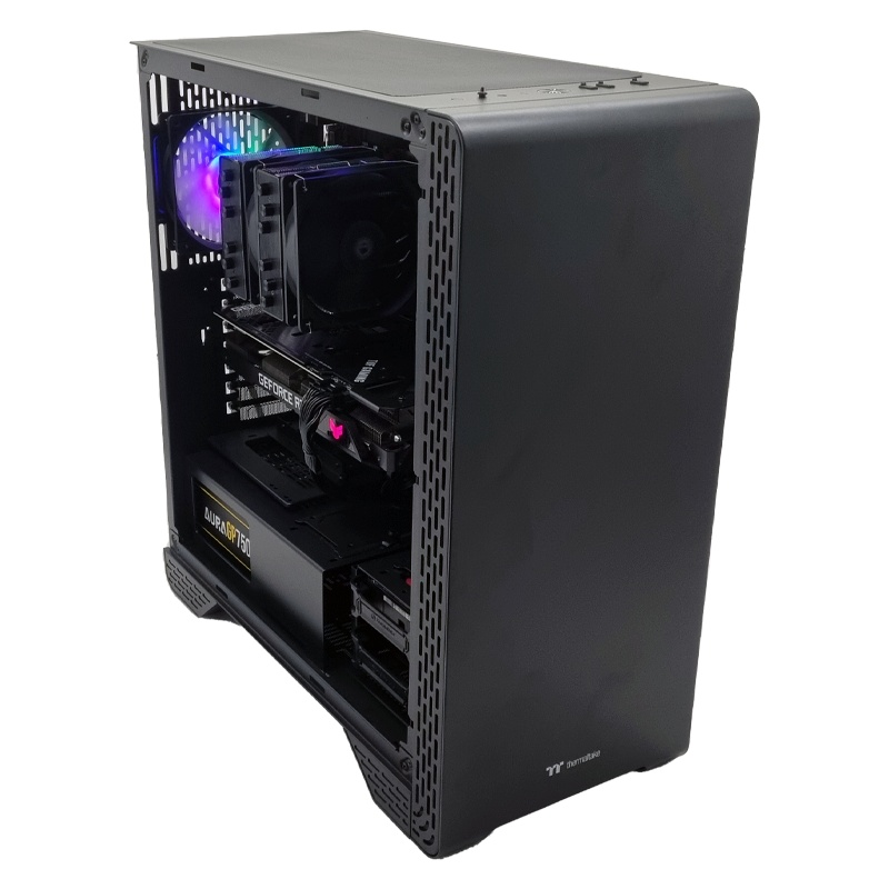 B450 Ryzen 5 5500 DDR4 8gb ×2 計 16GB Calculator Gaming Thermaltake V8, AMD Ryzen 5 5500 3.6GHz, B450