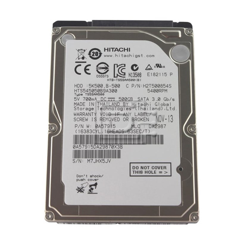 Hard disk Laptop 500GB Hitachi HTS545050B9A300, SATA II, Buffer