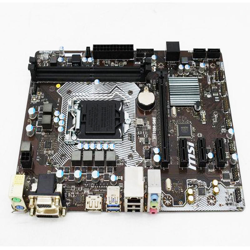 Kit Placa de baza MSI H110M-S03, Intel Core i3 6100 3.7GHz, 8GB DDR4,  Cooler inclus