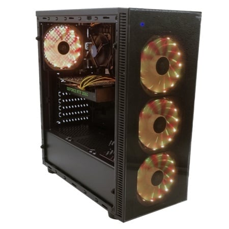 Calculator Gaming Sideswipe V7, Intel Core i5 10500T pana la 3.8GHz, GIGABYTE H510M, 16GB DDR4, SSD 512GB, HDD 1TB, RTX 2060 6GB GDDR6
