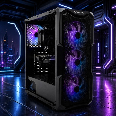 Calculator Gaming Aura V17, AMD Ryzen 7 1700 3GHz, GIGABYTE A520M