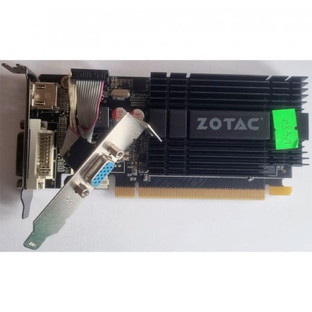Placa video ZOTAC GeForce GT 710 1GB DDR3 64-bit, Low Profile