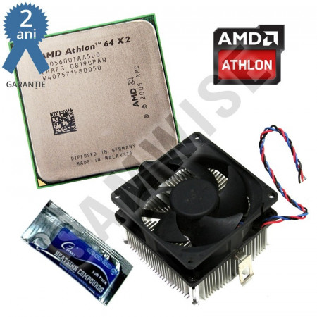 Procesor AMD Athlon 64 X2 5600+ 2.9GHz Dual Core, Socket AM2 + Cooler ...
