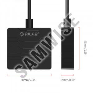 Adaptor HDD Orico 27UTS-BK, USB 3.0 la SATA, Negru - Img 5