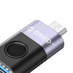 Adaptor Orico WBA MicroUSB - USB Type A negru cu gri - Img 2