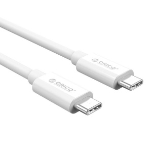Cablu USB Orico CTC100-10 USB Type-C - USB Type-C 1m alb - Img 2