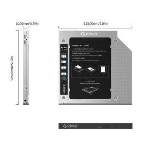 Caddy HDD Orico seria M95SS 2.5” 9.5mm - Img 3