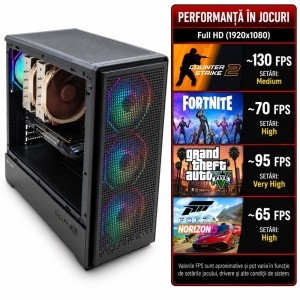Calculator Gaming Aether V2, Intel Core i7-5960X 3.0GHz, ASUS X99-E WS, 16GB DDR4, SSD 256GB, HDD 1TB, EVGA GTX 1070 8GB GDDR5 - Img 2