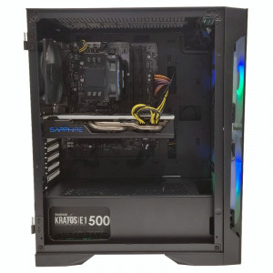 Calculator Gaming Apollo V2, Intel Core i7 6700 3.4GHz, ASUS B150M-C, 16GB DDR4, SSD 512GB, HDD 1TB, RX 580 4GB DDR5 256-bit, 500W - Img 3