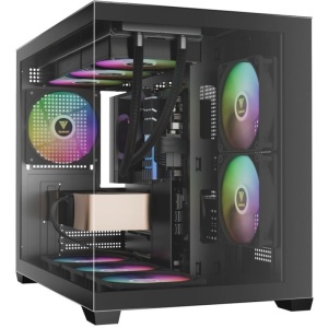Calculator Gaming Aura V29, AMD Ryzen 5 3400G 3.7GHz, ASRock A520M-HVS, 16GB DDR4, SSD 250GB, HDD 1TB, GTX 1080 8GB GDDR5 - Img 6
