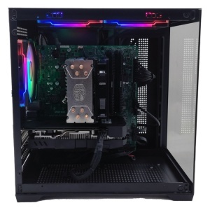Calculator Gaming Cube V2, Intel Core i5-9400T pana la 3.4GHz, ASUS PRIME B360M-C, 16GB DDR4, SSD 256GB, SSHD 500GB, BIOSTAR RX 580 8GB GDDR5 - Img 3