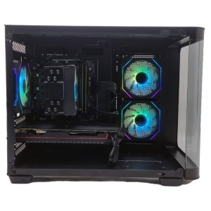 Calculator Gaming P300C V3, AMD Ryzen 5 3500 3.6GHz, ASRock A520M-HVS, 16GB DDR4, SSD 256GB, HDD 2TB, GTX 1080 8GB GDDR5 - Img 3