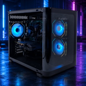 Calculator Gaming P300C V4, Intel Core i7-8700T 2.4GHz, ASUS PRIME H310M-DASH, 16GB DDR4, SSD 256GB, HDD 1TB, GTX 1660 SUPER 6GB GDDR6
