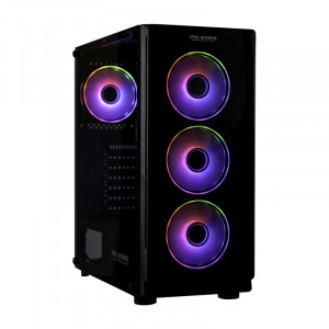 Calculator Gaming Shadow V1, Intel Core i7 6700K 4GHz, Z270M-PLUS, 32GB DDR4, SSD 512GB, HDD 2TB, RX 580 4GB DDR5, Telecomanda RGB - Img 5