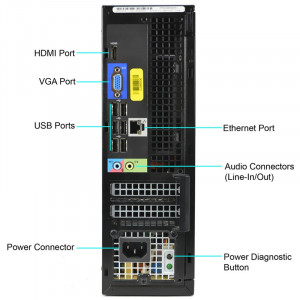 Calculator Incomplet Dell 3010 SFF, Intel H61, Socket 1155, HDMI, Cooler inclus - Img 2
