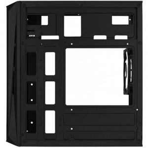 Carcasa Gaming Aerocool CS-107 V2 Black, MiniTower, USB 3.0, Panou transparent - Img 8