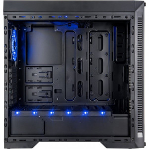 Carcasa Gaming Inter-Tech M-908, USB 3.0, Vent. incluse 3x 120mm LED RGB, Panou transparent - Img 8