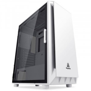 Carcasa Gaming Segotep Gank 5 Alba, Middle Tower, USB 3.0, Panou transparent - Img 2