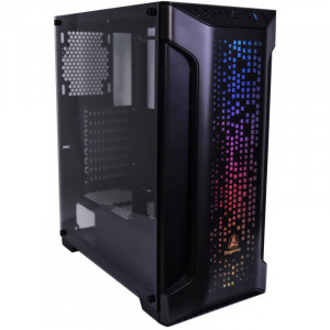 Carcasa Gaming Segotep Zack, USB 3.0, Panou Transparent, Iluminare LED RGB - Img 1