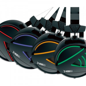 Casti Gaming Gamdias HEBE E1 RGB, USB, iluminare LED RGB - Img 3