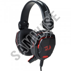 Casti Gaming Redragon Glaucus Black, design ergonomic - Img 1