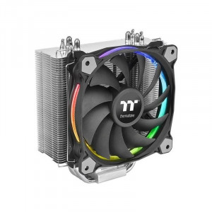 Cooler CPU Gaming Thermaltake Riing Silent 12 RGB, Multi Socket, 4x Heatpipe-uri, Ventilator 120mm - Img 2