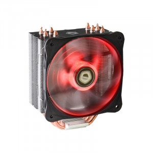 Cooler CPU ID-Cooling SE-214L Red LED, Ventilator 130mm, 4x Heatpipe-uri Cupru - Img 1