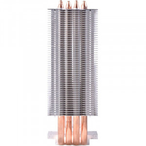 Cooler CPU ID-Cooling SE-214L-W LED Alb, Ventilator 130mm, 4x Heatpipe-uri cupru, MultiSocket - Img 5