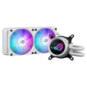 Cooler procesor cu lichid ASUS ROG STRIX LC III 240 iluminare aRGB alb