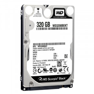 Hard disk notebook WD 320GB SATA-II 7200 rpm 16MB Scorpio Black WD3200BEKT - Img 1
