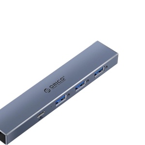 HUB USB Orico DHY-3U1C 4 port-uri USB 3.2 Gen 2 gri - Img 2