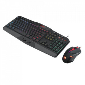 Kit Gaming Redragon S101-BA, Tastatura Harpe PRO RGB, Mouse Centrophorus, Casti Garuda, Mouse pad Archelon M - Img 8